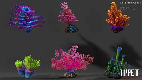 Artstation Colorful Coral