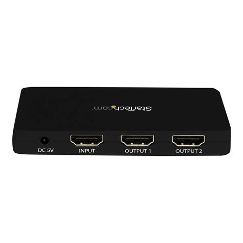 Startech Hdmi Splitter In Out K Hz Port Aluminum