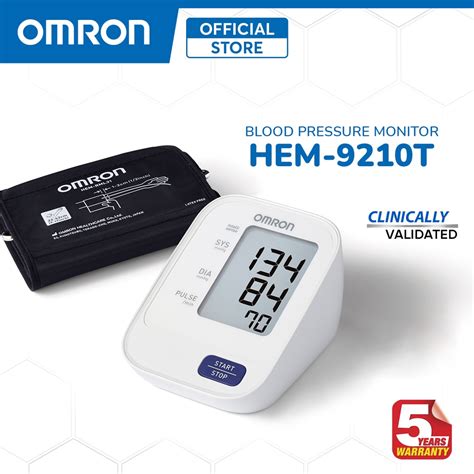 Omron HEM 9210T Automatic Blood Pressure Monitor Digital BP Shopee