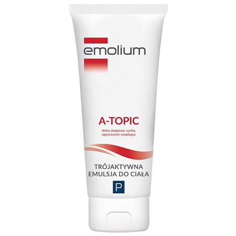 Emolium A Topic trójaktywna emulsja do ciała 200 ml cena Apteka