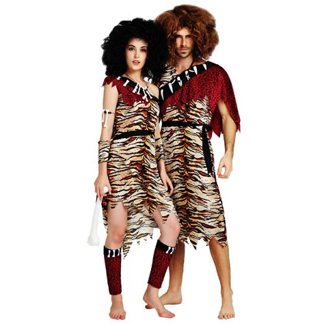 Jual Preorder Umorden Adult Historical Stone Age Cave Man Cavewoman Costume Cosplay For Men