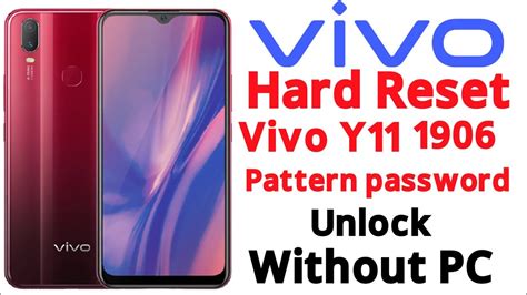 Vivo Y11 Hard Reset Vivo 1906 Password Unlock All Vivo Hard Reset