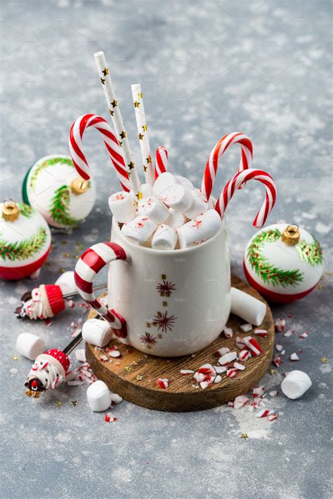 Festive hot chocolate | Food Images ~ Creative Market
