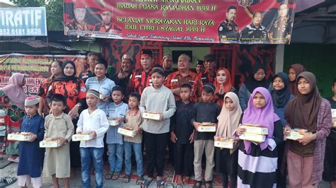 Ketua PAC PP Medan Perjuangan Berikan Santunan Kepada Anak Anak Yatim