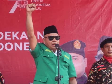 Gelar Upacara Hut Ke Ri Kader Ansor Diminta Jaga Kampung Jelang