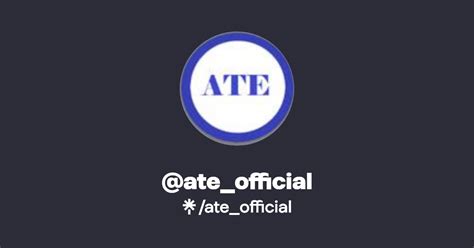 Ate Official Instagram Twitch Linktree