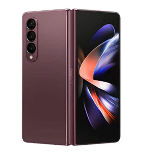 Etoren Samsung Galaxy Z Fold 4 5G SM F936B Dual Sim 256GB Burgundy