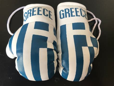 Mini Boxing Gloves Flag Of Greece Grenada Guatemalaguyana Etsy