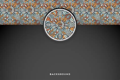 Premium Vector Geometric Mandala Background