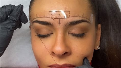 Mapping Des Sourcils Au Fil Tutoriel Tape Par Tape Youtube