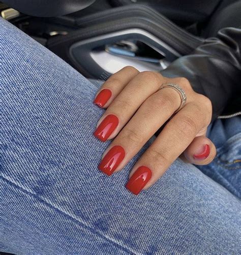 Stylemos Linktree Red Nails Minimalist Nails Chic Nails