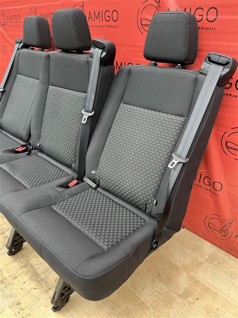 Seat Ford Transit Mk8 Bench Triple Rear Three Seats Capitol Isofix