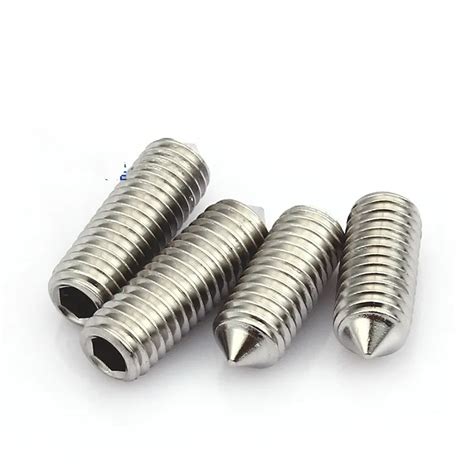 304 Stainless Steel Tip Set Screws Six Angle Screw Head Fastening ...