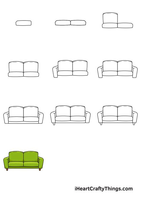 How To Draw A Sofa Set Baci Living Room