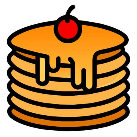 Premium Vector A Pancake Stack Icon