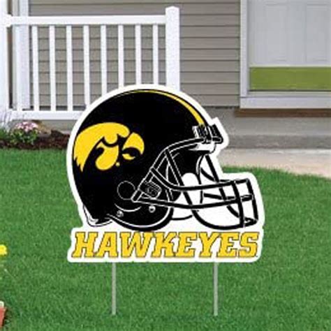 University Of Iowa Hawkeyes Football Helmet 1pc Birthday Yard Art