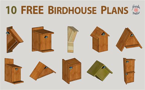 Printable Bird House Plans