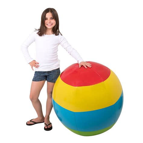 Giant Beach Ball Inflate Fiesta Party Supplies