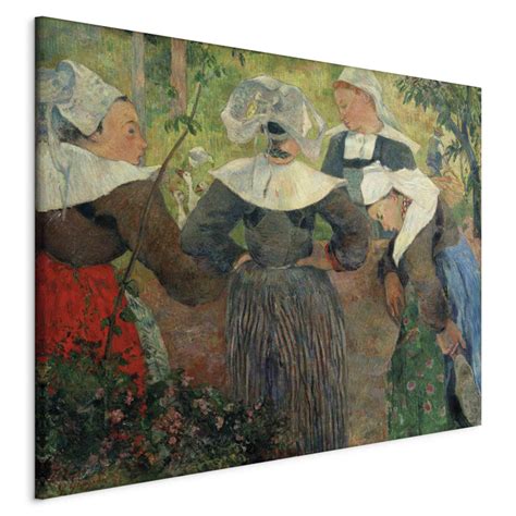 Reprodukcja Breto Skie Kobiety Obraz Na Cian Malarza Paul Gauguin