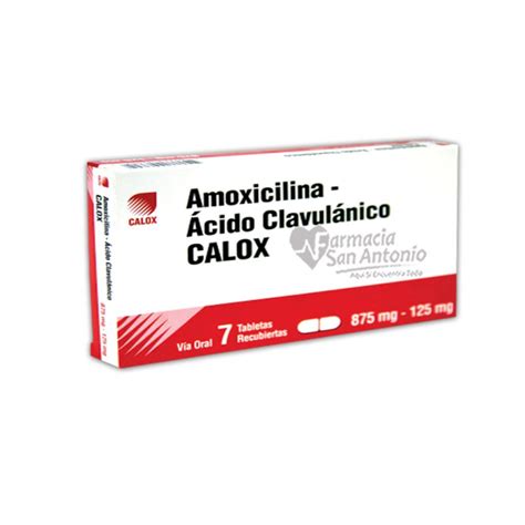 UNIDAD AMOXICILINA CLAVUL CALOX Farmacia San Antonio