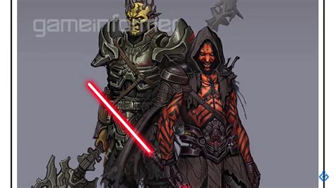 Concept images of the scrapped Darth Maul game. Looks like his brother ...