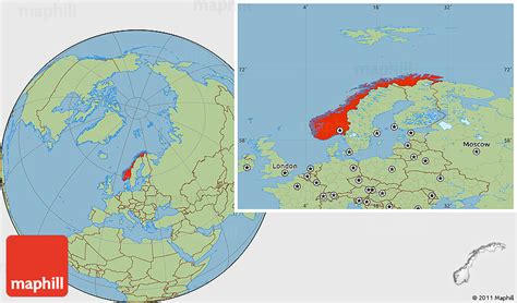 Where Is Norway Located On The World Map