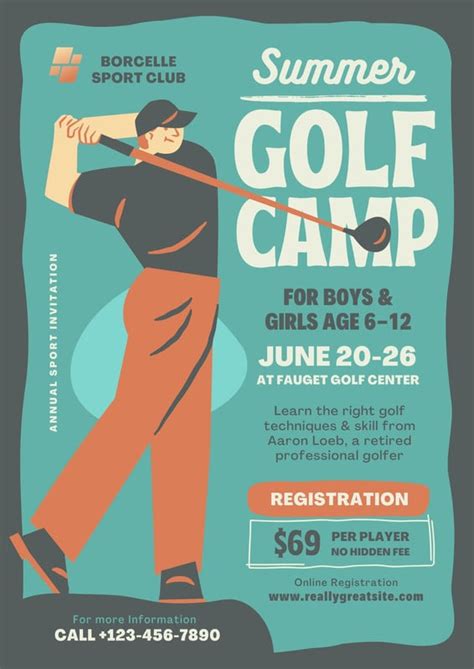 Free Customizable Golf Tournament Flyer Templates Canva