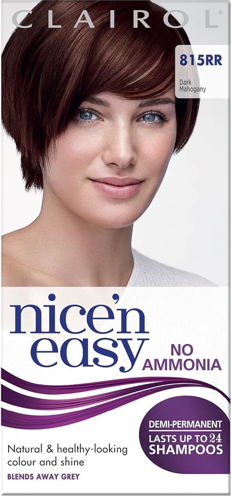 Clairol Nicen Easy Semi Permanent Hair Dye No Ammonia 815rr Deep