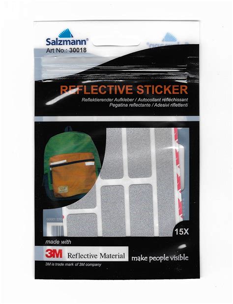 Salzmann 3m Scotchlite Self Adhesive Reflective Stickers Reflective