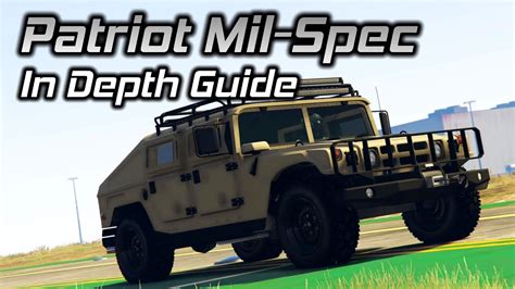 Gta Online Patriot Mil Spec In Depth Guide The Nightshark Replacement