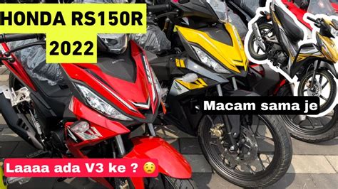 Honda Rs150 V3 2022 Walkthrough And Close Up Rs150r V2 New Design