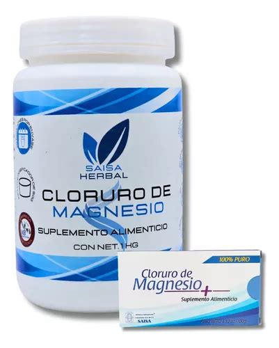 Cloruro De Magnesio Bolsa Con 1 Kg Sabor Natural Meses sin interés