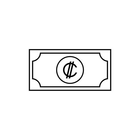 Costa Rica Currency Symbol, Costa Rican Colon Icon, CRC Sign. Vector ...