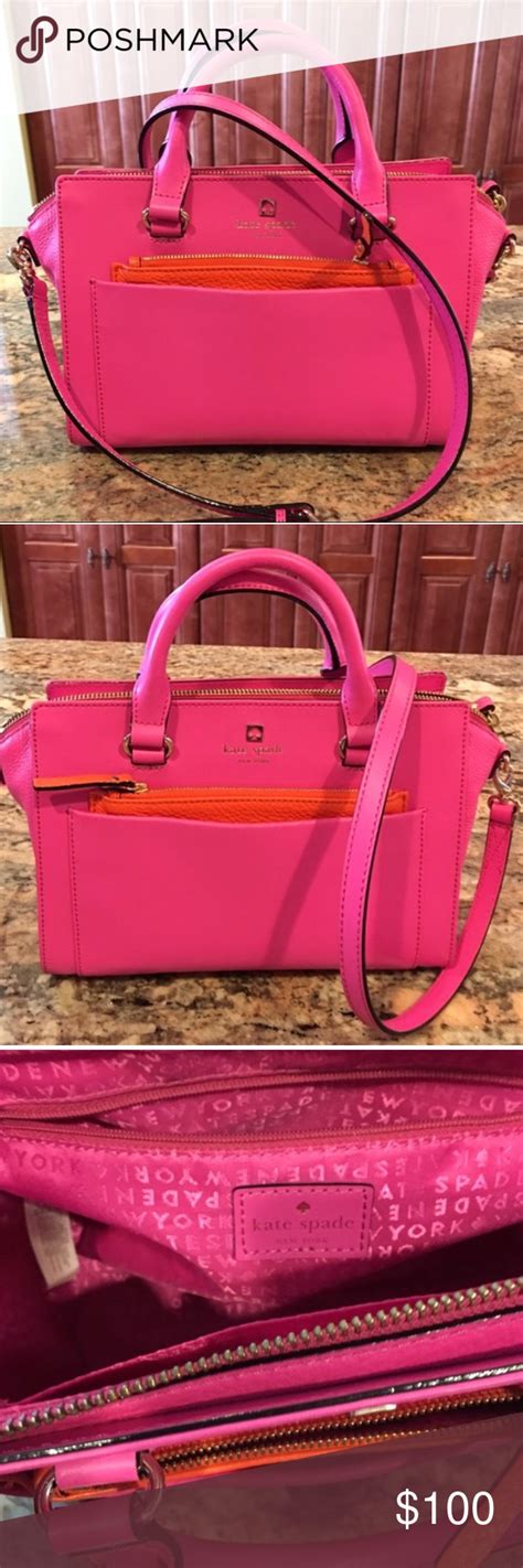 Kate Spade Hot Pink Bag Purse This Bag Was Loved Its In Good