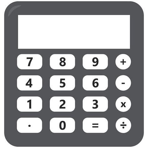 Premium Vector Purple Electronic Calculator In Flat Style