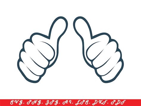 Thumbs Svg Thumbs Up Svg Svg Files For Cricut Commercial Etsy