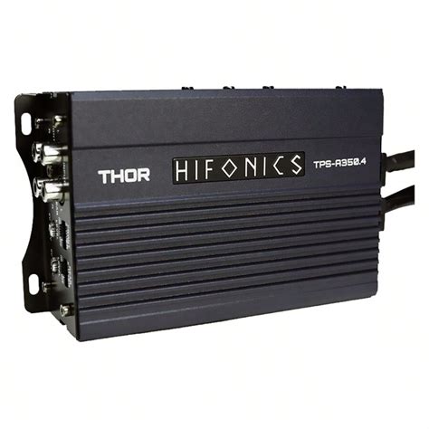 Hifonics THOR Series 350W Class D 4 Channel Powersports Amplifier TPS