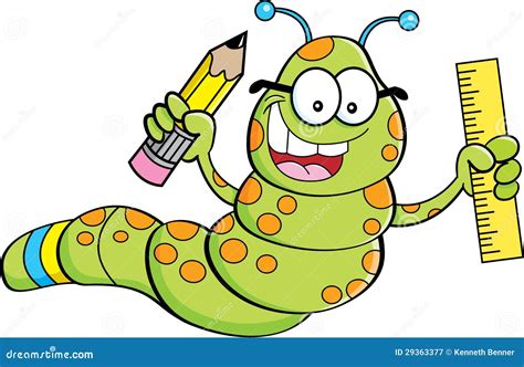 Cartoon Inchworm Stock Vector Illustration Of Insect 29363377