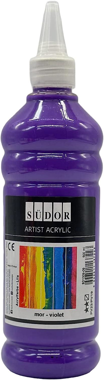 SÜDOR Peinture acrylique 500 ml Peinture acrylique de qualité