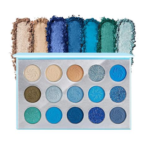 Amazon Rechoo Blue Eyeshadow Color Nude Colorful Eye Shadow