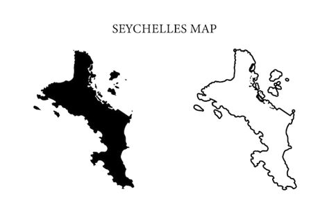 Premium Vector Seychelles Region Country Map Vector