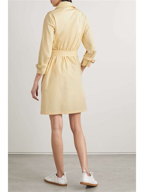 MAX MARA Saio Belted Cotton Poplin Shirt Dress NET A PORTER