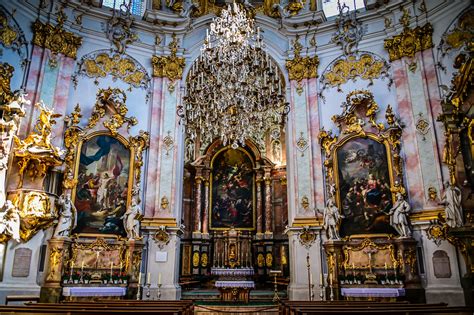 Basilica Interior Of Benediktinerabtei Ettal Abbey Ettal Flickr