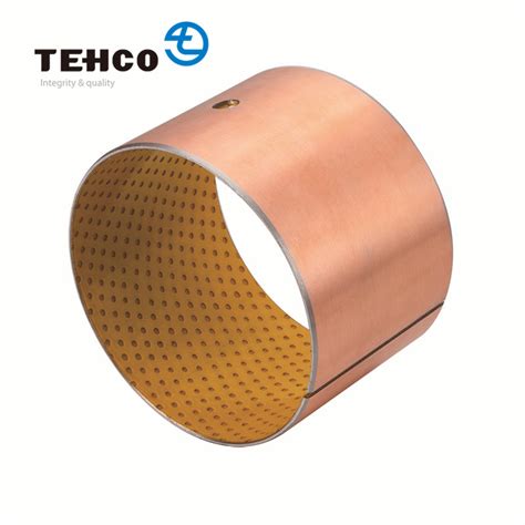 Boundary Lubricating Bushing Made Of Steel Base And Bronze Powder With