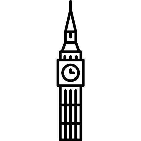 Big Ben Clipart Outline