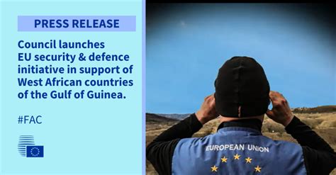 Gulf Of Guinea Council Launches An EU Security And Defence Initiative