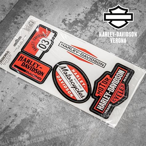 Set Di 10 Adesivi Harley Davidson