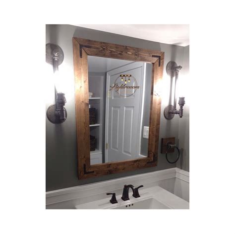 Walnut Framed Bathroom Mirror Bathroom Guide By Jetstwit