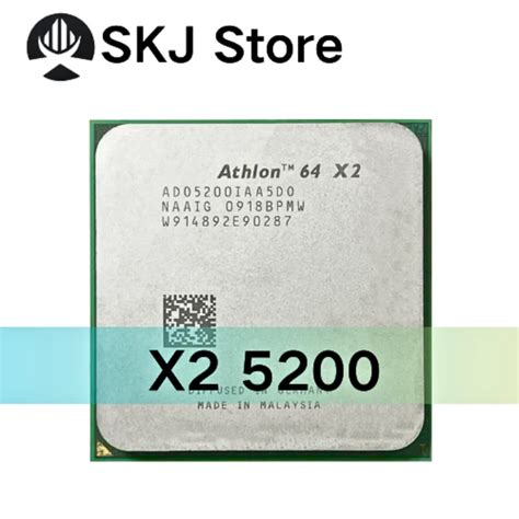 Athlon X2 5200 X2 5200 2 7GHz Dual Core ADO5200IAA5DO Socket AM2 Png