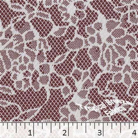 Tropical Breeze Fabrics Lace Floral Knit Polyester Fabric 32334 Good